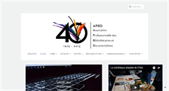 Desktop Screenshot of apbd.be